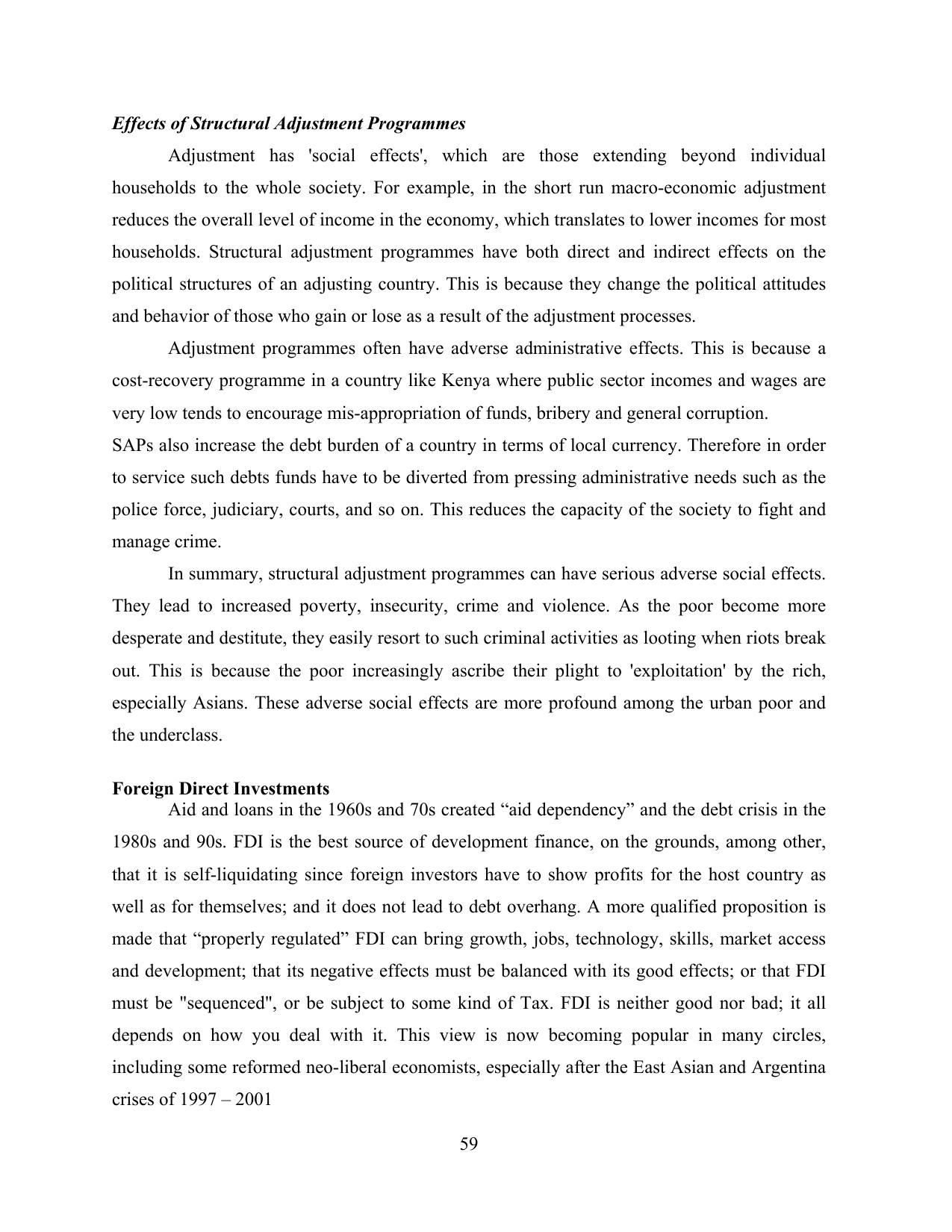 BBM Development Studies Module — page 63 of 76